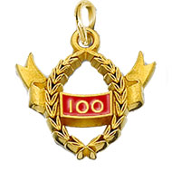 #100 Centennial Dangle