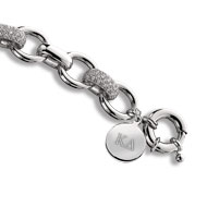 Athena Pave` Bracelet with Tag Athena Pave` Bracelet with Tag