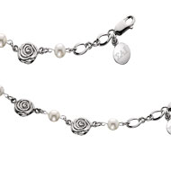 Whimsical Rose & Pearl Bracelet Whimsical Rose & Pearl Bracelet