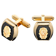 Barrel Onyx Cufflinks Barrel Onyx Cufflinks