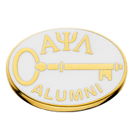 Alumni Pin w/ White Enamel