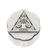 MU Beta Phi Lapel Pin - Premium Series Solid .925 Sterling Silver