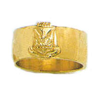 Wide Band Crest Ring Wide Band Crest Ring